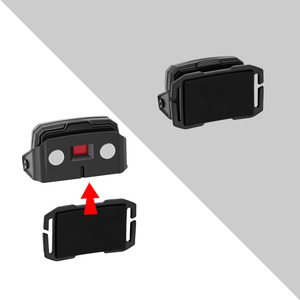Rechargeable LED Headlamp 700lm SPOT+FLOOD Hybrid Headlight with Red Flash Mode IP64 1m Drop-proof Magnetic Headplate Headlamp - Product Image 2