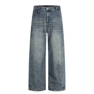 <span class=keywords><strong>Jeans</strong></span> da <span class=keywords><strong>Uomo</strong></span> Personalizzabili Stile Punk Vintage, Vestibilità <span class=keywords><strong>Larga</strong></span>, Modello Torre, Stile High Street Europeo Americano, <span class=keywords><strong>Gamba</strong></span> <span class=keywords><strong>Larga</strong></span>, Autunnali, Vita Media - Product Image 1