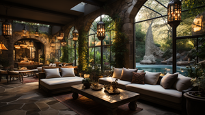 Độc đáo sảnh khách sạn thiết kế tùy chỉnh-thực hiện tiếp nhận bàn nghệ thuật quầy bar bàn ăn cao cấp giới thiệu - Product Image 5