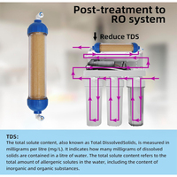 0 TDS filtre à eau désionisé de résine de mélange de cartouche de filtre à eau désionisé portable de 10 pouces