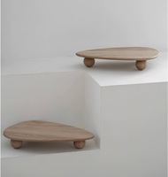 Planche à pain haut de gamme personnalisée en bois massif de style nordique, plateau surélevé pour table de cuisine et de salle à manger, idéale pour les événements festifs
