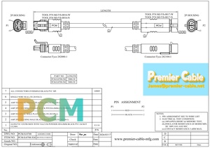 2 Yollu AMP Superseal Konnektör Uzatma Kablosu 16AWG, Kamyon Treyler LED Aydınlatma ve Sensör Sistemleri için Tyco 282104-1 - 282080-1 - Product Image 6