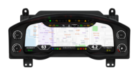 WEIJUNPRO 12.3 inci instrumen dasbor Digital Cluster kondisi baru Panel Speedometer untuk Toyota Land Cruiser 2008-2015