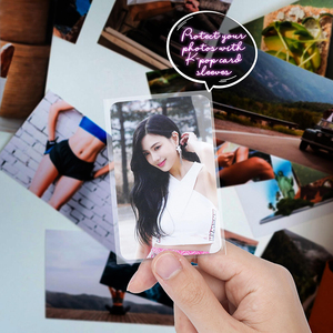 Conception personnalisée 300pcs Premium Soft Popcorn No Scratch Kpop Idol Star Cartes de visite Photo Photocard Card Penny Holder Sleeves - Product Image 6