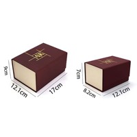 Boîte cadeau pliable personnalisée avec logo en feuille d'or pour les marques de vêtements et de cosmétiques de luxe