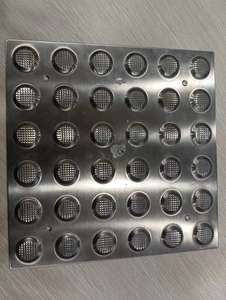 스테인레스 스틸 촉각 포장 타일 바닥 촉각 표시기 스터드 버튼 촉각 타일 안전 경고 도로 스터드 - Product Image 4