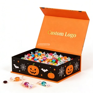Caja Magnética Plegable de Alta Calidad para Dulces de Halloween, Personalizada con Estampado en Caliente - Product Image 1