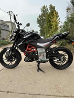 Moto Haojue DR190 pour les trajets quotidiens, faible taux de panne, confort, double siège, moteur durable, pour les acheteurs internationaux débutants de motos de rue
