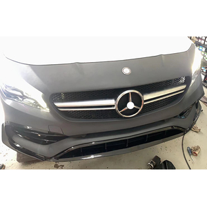 Kit de carrocería de parachoques de <span class=keywords><strong>nuevo</strong></span> diseño para <span class=keywords><strong>Mercedes</strong></span> Benz <span class=keywords><strong>CLA</strong></span> clase W117 2013-2019 Modificación al modelo CLA45 <span class=keywords><strong>AMG</strong></span>. - Product Image 5