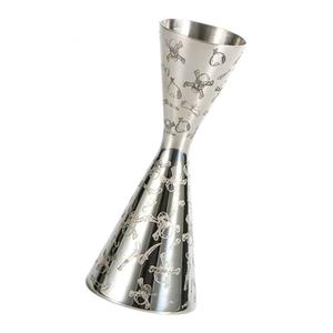 Misura di alta qualità 30/60ml in acciaio inox Cocktail Jigger Bar e Set di strumenti per matrimoni e Bar - Product Image 3