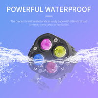 12V 3 pouces 40W LED projecteur de travail RGB LED Pod antibrouillard pour voiture camion 4x4 hors route ATV moto phare feux de conduite