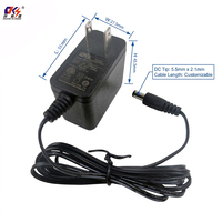 Adaptateur secteur universel de voyage AC/DC 5V1a 5W (100-240V AC vers 5V 1A/2A) certifié ETL FCC CE pour bande LED et caméra CCTV