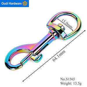 Crochets pivotants en laiton Antique, accessoires de quincaillerie en métal, crochet à pression pour sacs, pièces de 15mm - Product Image 3