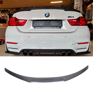 สำหรับ M4 F82สไตล์ M4คาร์บอนไฟเบอร์ด้านหลังสปอยเลอร์ลำตัวปีก2014-2020 - Product Image 1