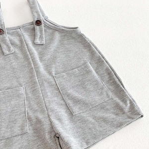 Tutina Estiva Nuova Collezione 2026 per Bambine, Monocolore Senza Maniche, con Bretelle, per Neonati e Bambini Piccoli, Tuta Versatile per Neonati e Bambini - Product Image 3