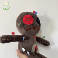 Nouvelle broderie tricoté Halloween robe poupée mignon fantôme horreur vaudou poupées en peluche broderie couture couture effrayant peluche jouet