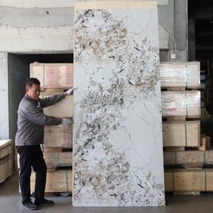 Panneaux muraux en PVC effet marbre brillant et flexible 4*8 pieds, 3 mm, imperméables, résistants à l'humidité et aux UV pour la décoration intérieure - Product Image 6