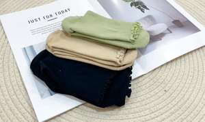 Wholesale Custom Logo Women Yoga Pilates Grip <b>Socks</b> High Quality Anti Slip Fuzzy <b>Compression</b> Cotton Sport <b>Socks</b> - Product Image 6