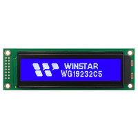Display LCD Grafico 192x32 WG19232C3/C5, Temperatura Operativa -20°C ° C+70 ° Strumento Industriale da 3,23 Pollici