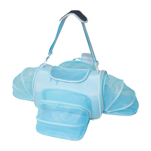 Vente en gros de sacs de <span class=keywords><strong>voyage</strong></span> portables pliables en polyester pour animaux de compagnie pour chats bon marché matériaux Oxford couleur personnalisée certifiés ISO9001 - Product Image 5