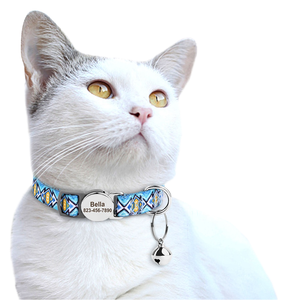 <span class=keywords><strong>2026</strong></span> 신상 베리 개인 맞춤형 안전 분리 버클 나일론 프린트 강아지 & 고양이 목줄 - Product Image 1