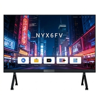 Écran LED mobile pliable pour les réunions et les présentations Tout-en-un Affichage numérique intelligent pour conférences LED Mur d'écran
