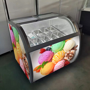 <span class=keywords><strong>Vitrine</strong></span> Réfrigérée <span class=keywords><strong>pour</strong></span> Glaces, Gelato et Bâtonnets Congelés – <span class=keywords><strong>Congélateur</strong></span> de Présentation Professionnel - Product Image 4