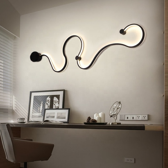 New Indoor Art Decor Lighting Home Design Modern Led Wall Scone Lamp for Hotel Rooms