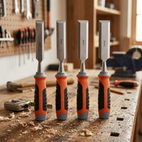 Outils de tournage sur bois de qualité supérieure, ciseaux à bois à pointe plate en acier au chrome-vanadium pour le travail du bois, la construction, l'usage industriel