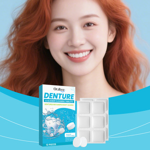 ORALHOE <strong>Effervescent</strong> Denture Cleaning <strong>Tablets</strong> Model OR-A04-0466-01 <strong>Oral</strong> Hygiene Care Removes Impurities Cleans Dead Corners - Product Image 2