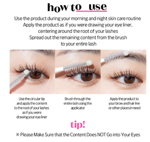 E.TUDE MY LASH SERUM para el Crecimiento de Pestañas, Suero para Pestañas Más Largas y Gruesas, 9g, Textura Ligera, Pantenol - Product Image 2