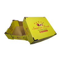 Caja de Frutas, Caja de Envío Impresa, Caja Plegable en Blanco, Caja Corrugada Resistente para Todo Tipo de Frutas Frescas