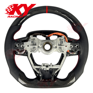 Accessoires de voiture Volant personnalisé en fibre de carbone véritable pour Toyota Camry Corolla SE XSE LE XLE GR TRD Avalon 2018-2026 - Product Image 4