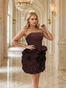 OEM de fábrica personalizado vendaje de las mujeres de punto casual floral elegante evento <span class=keywords><strong>vestidos</strong></span> de fiesta de noche baile vestido de baile - Product Image 4