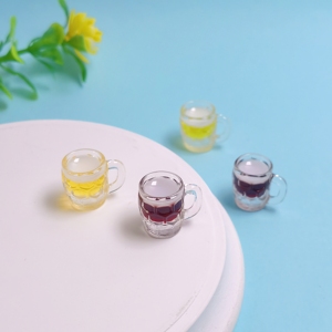 Miniatura Decorativa para Casa de Muñecas, <span class=keywords><strong>Modelo</strong></span> de Escena, Mini Taza de Cerveza, Mini Vaso de Limón, Bebidas de Juguete, Taza de Cerveza en Miniatura para Casa de Muñecas - Product Image 5