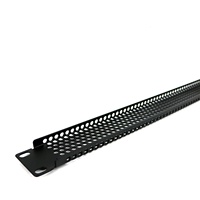 19 pouces 1U Metal Cellular Radiatable Network Cabinet Rack Cable Management Mount Filler Panel Server Blank Panel