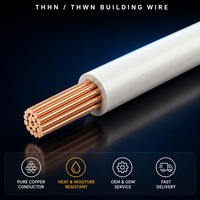 Cable SZL 12 AWG THHN para Construcción, Cobre con Aislamiento de PVC y Cubierta de Nailon THWN-2 600V, Longitud Personalizada para Electrodomésticos