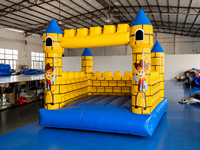 Structure gonflable commerciale pour enfants, idéale pour parcs d'attractions, fêtes foraines, événements, vente en gros, conception de logo personnalisée