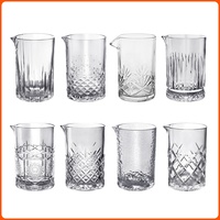 Verre à cocktail moderne transparent blanc éclatant en verre sodalite 650 ml, écologique, à fond épais et sans soudure, le plus vendu pour la création de cocktails.