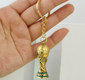 Llavero <span class=keywords><strong>3D</strong></span> con Forma de Trofeo, Aleación de Zinc, Amuleto, Regalo para Fanáticos del Fútbol, Evento Deportivo, Impermeable, Pintado a Mano, Recuerdo para Fanáticos y Coleccionistas - Product Image 4