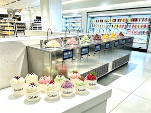 Congélateur vertical à glace en vrac de 4 x 5,5 L, équipement de fabrication de glaces, congélateur à gelato à dessus ouvert, pour magasin. - Product Image 2
