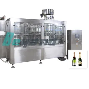 Linea di produzione della macchina di rifornimento del vino frizzante di champagne del tappo di sughero