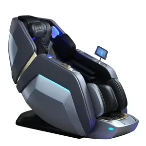 Modern lüks ayarlanabilir Recliner yöneticisi yüksek kalite ergonomik gerçek hakiki deri masaj koltuğu