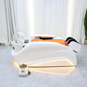 Sillón de Lavado para Salón de Belleza con Luz LED, Masaje Eléctrico y Terapia Capilar, Suministro de Fábrica - Product Image 4