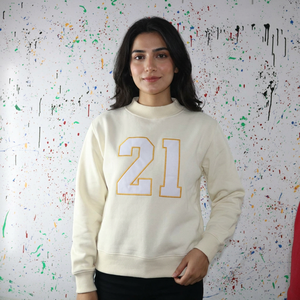 Sweat-shirt à capuche mi-zippé en velours surdimensionné pour homme Clush Sports 21, 100% coton, blanc, broderie appliquée, couleur personnalisée - Product Image 1