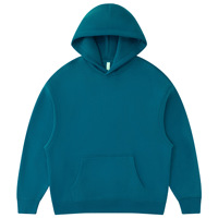 Sudadera con Capucha de Invierno para Hombre de Primera Calidad, 100% Algodón, Estilo Casual, con Capucha Transpirable, Teñido Liso, Ecológico, de Secado Rápido