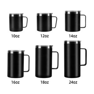 Mug isotherme en acier inoxydable 304 avec poignée, 12 oz, 14 oz, revêtement par pulvérisation, sublimation, 16 oz, 24 oz, logo imprimable - Product Image 2