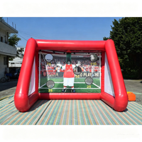 Jeu interactif de football gonflable commercial pour la vitesse, trampoline sportif gonflable en tissu Oxford pour jeux en extérieur