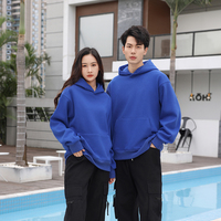 PLUS Pulls unisexes Pullover Fabricant de sweat à capuche vierge Couleur unie Sweats à capuche surdimensionnés Loose Thick Heavy Design Hoodie