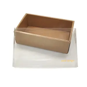 Handmade craft toy handcraft gift Christmas gift packing boxes clear window big box